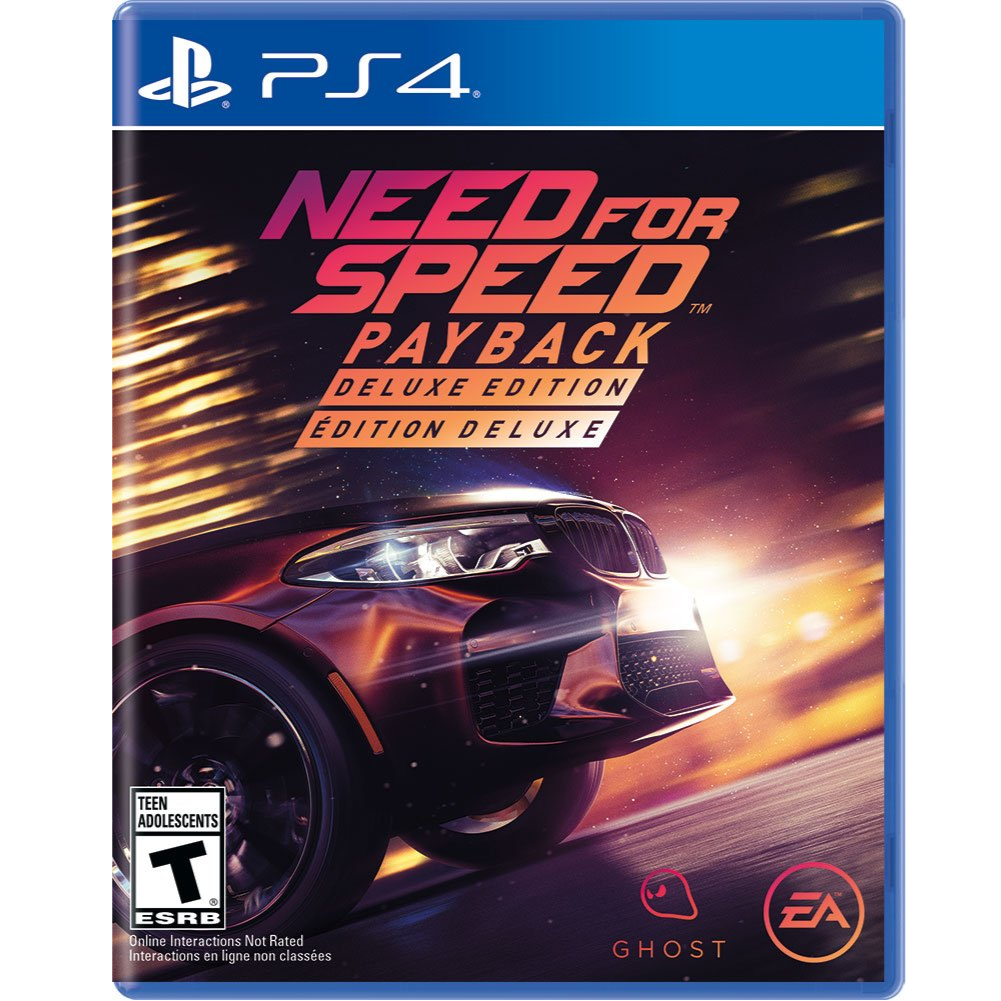 Need For Speed Payback Deluxe Edition PS4 Physical